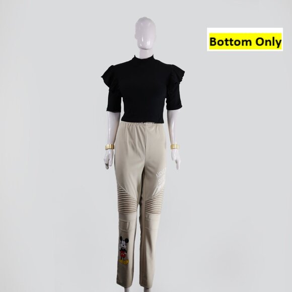 Trendy Mickey Graphic Sweatpants - Cozy Streetwear Staple - Picture 1 of 4